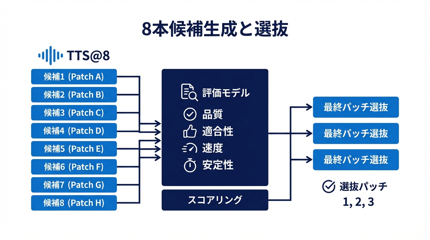 候補生成と選抜